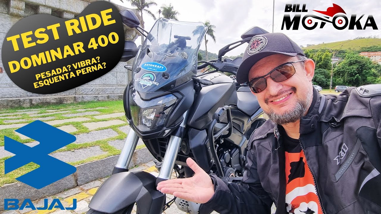 TEST RIDE e PRIMEIRAS impressões da BAJAJ DOMINAR 400, como é rodar com a 400 mais falada do BRASIL.