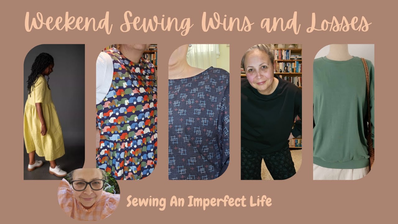 Merchant and Mills Ellis Dress and Sewing Man Sweater