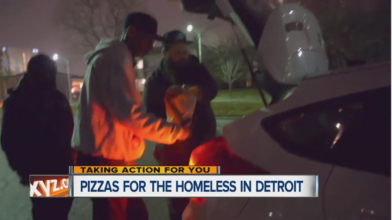 Pizza for the homeless