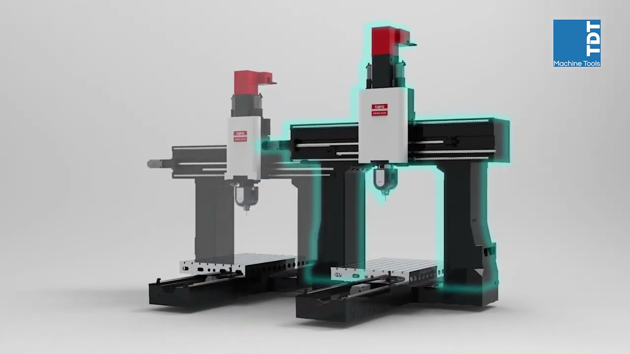 Kafo RV5A Double Column full 5 Axis Kesler Head from TDT Machine Tools