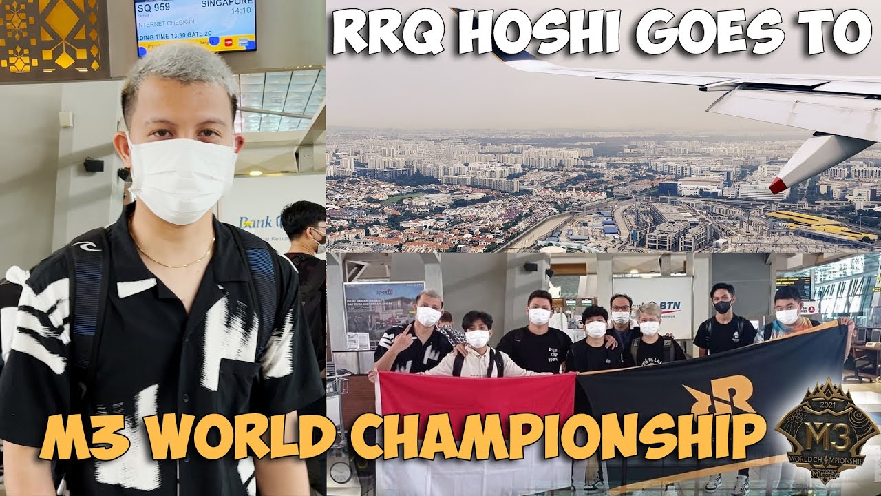 KESERUAN RRQ HOSHI BERANGKAT KE M3 WORLD CHAMPIONSHIP SINGAPORE !! - XINBLOG #7