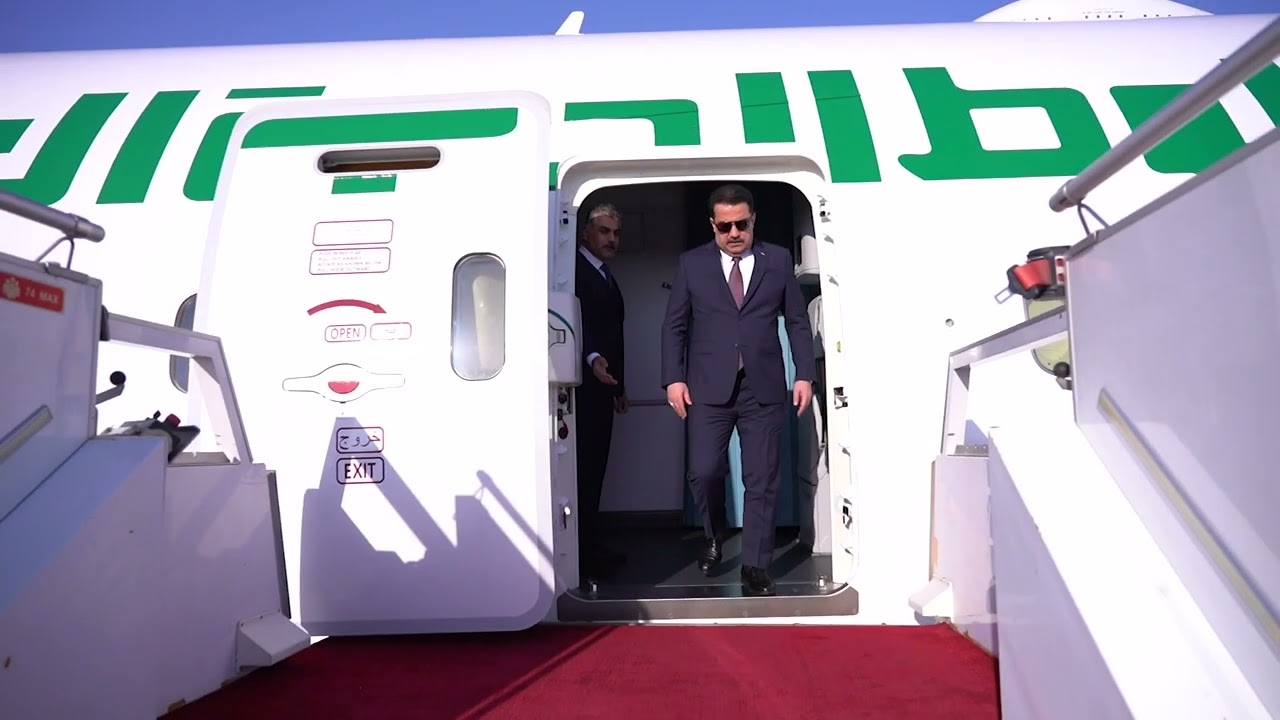 رئيس مجلس الوزراء السيد محمد شياع السوداني يعود إلى أرض الوطن بعد اختتام زيارته إلى نيويورك
