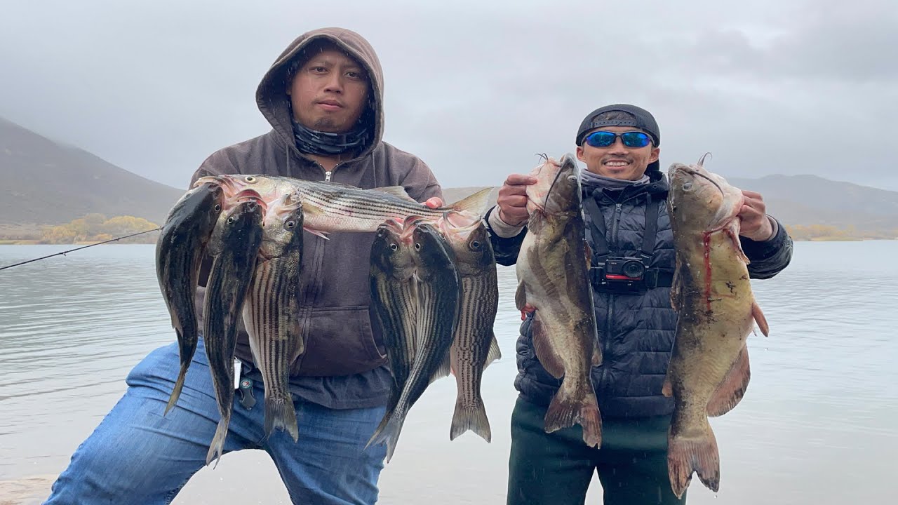 КАК ЛОВИТЬ ЗИМНЮЮ ПОЛОСАТОГО ОКУНЯ {ОЗЕРО СКИННЕР}