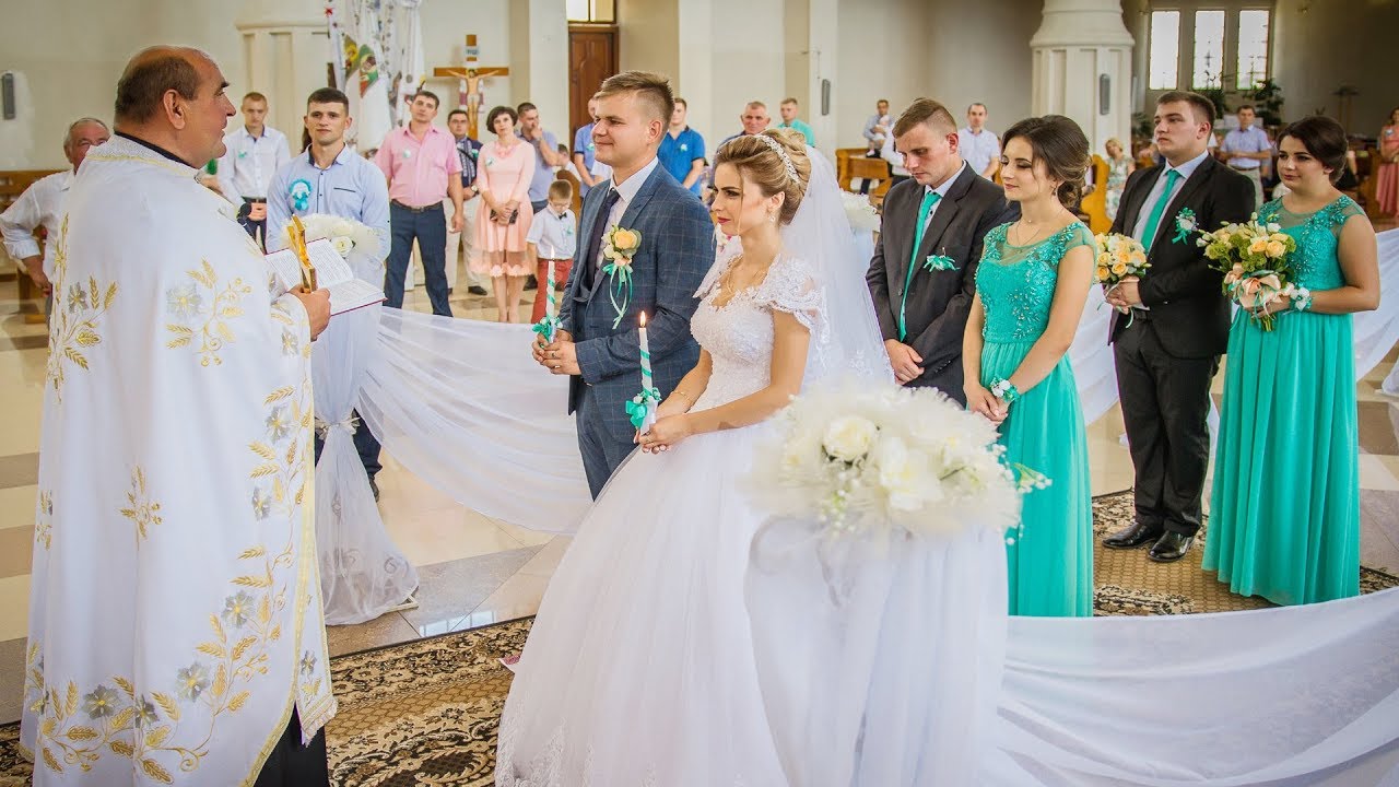 Ukrainian wedding - Вінчання молодих в храмі УГКЦ Новий Розділ