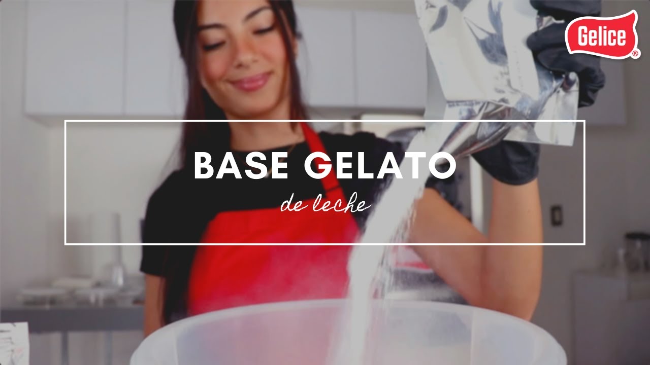 C&oacute;mo Preparar Base para Helado Duro Gelato Italiano de Leche