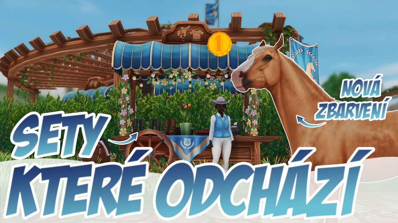 Nová zbarvení a sety, které jsou ve hře naposledy || Aktualizace #235 || Star Stable CZ