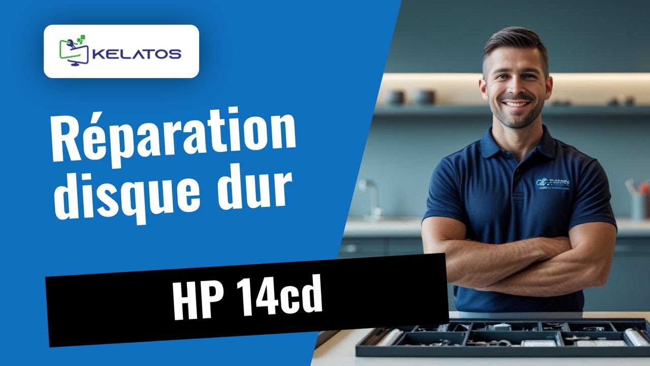 Votre ordinateur portable HP 14cd fait du bruit ? 🔊 Changement disque dur