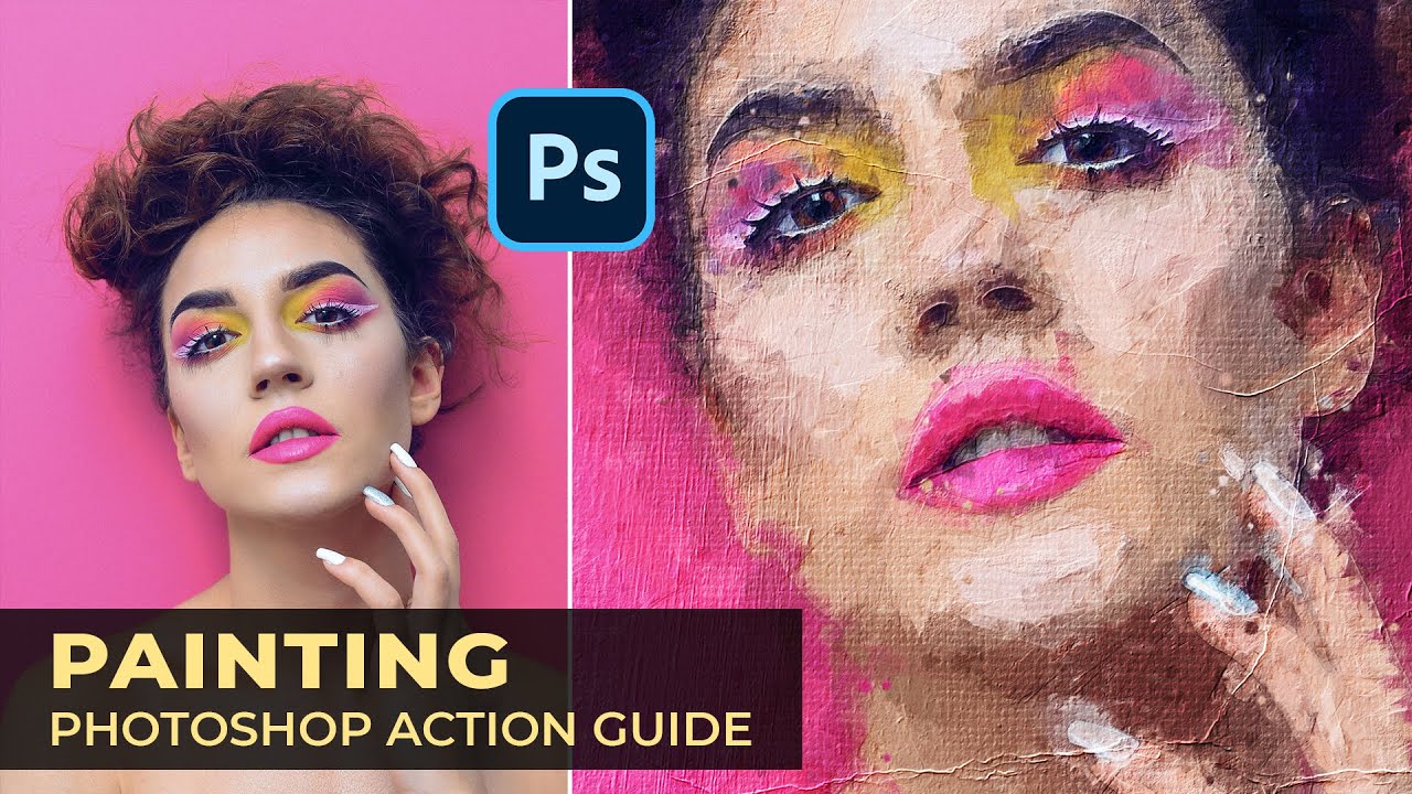 Painting Photoshop Action guide