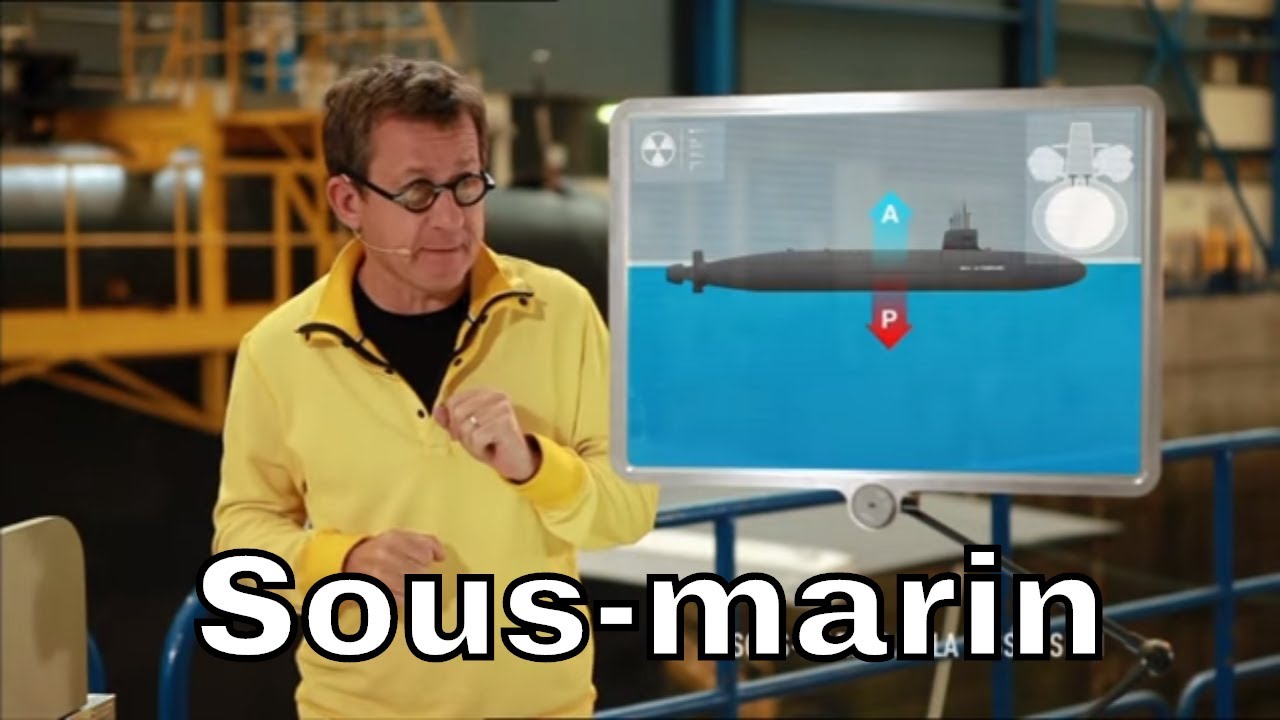 Comment un sous-marin navigue-t-il entre deux eaux ? - C'est Pas Sorcier