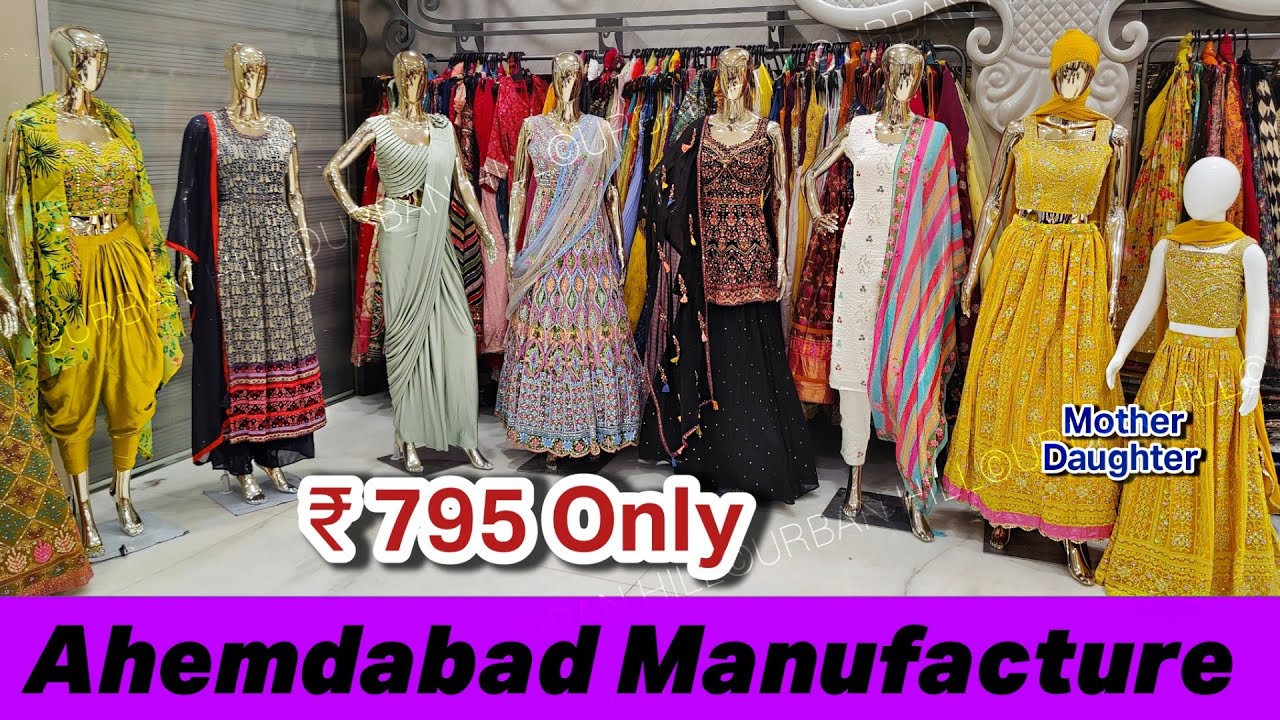 एक लो या हजार सब मिलेगा Designer Partywear Collection Manufacture in Ahemdabad #Croptop #Lehenga #Go