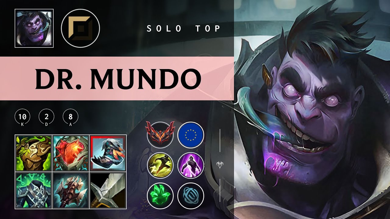 Dr. Mundo Top vs Kayn - EUW Grandmaster Patch 25.22