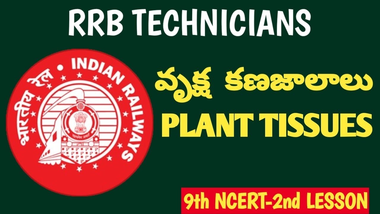 RRB TECHNICIANS💥 వృక్ష కణజాలాలు🔥PLANT TISSUES||9TH  CLASS NCERT BOOKS||BEST BIOLOGY CLASSES💥