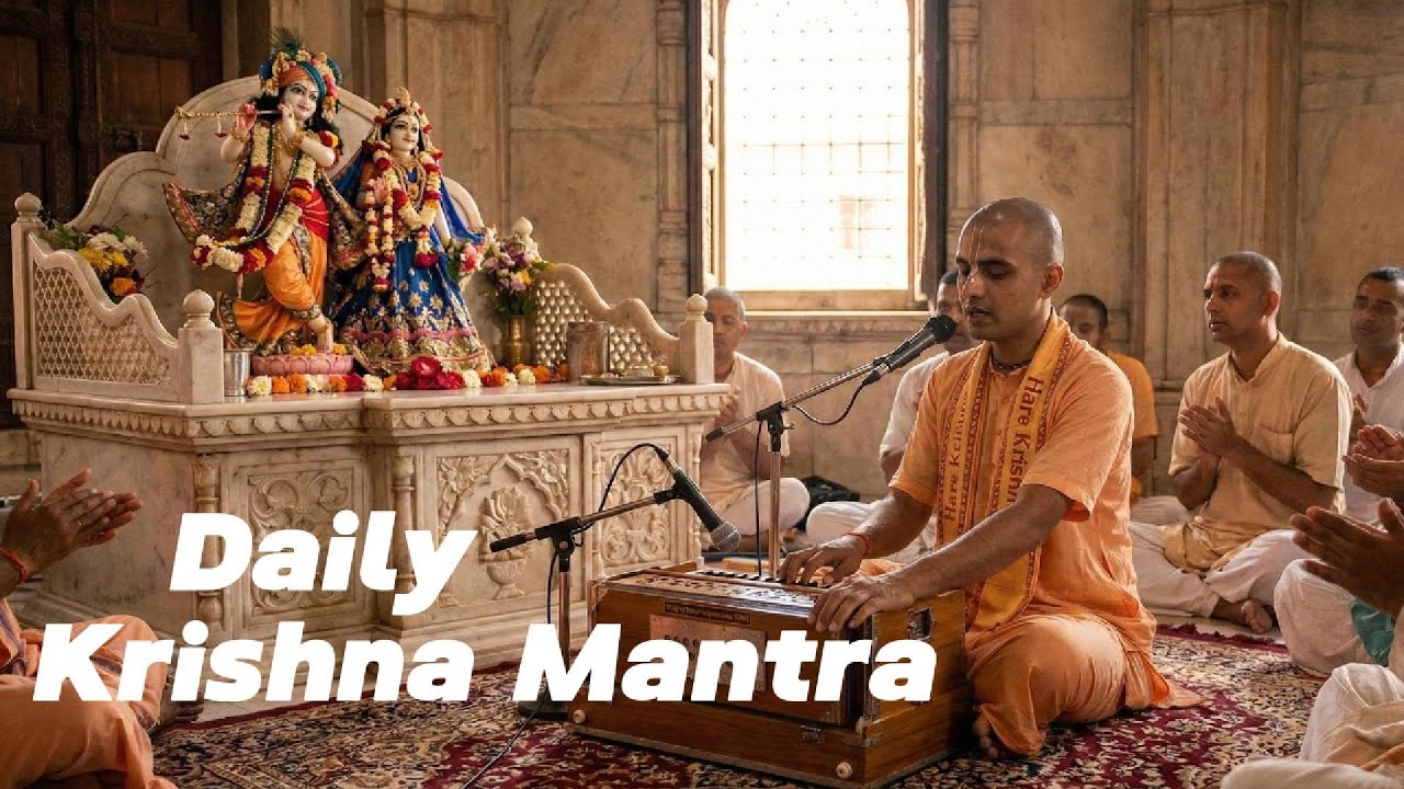 Hare Krishna Mahamantra  Daily | Must Listen #KrishnaMusic #meditationmusic