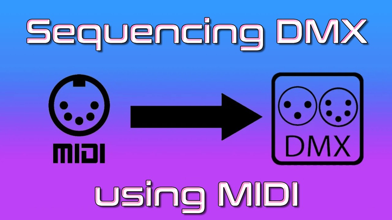 Creating a DMX light show using MIDI