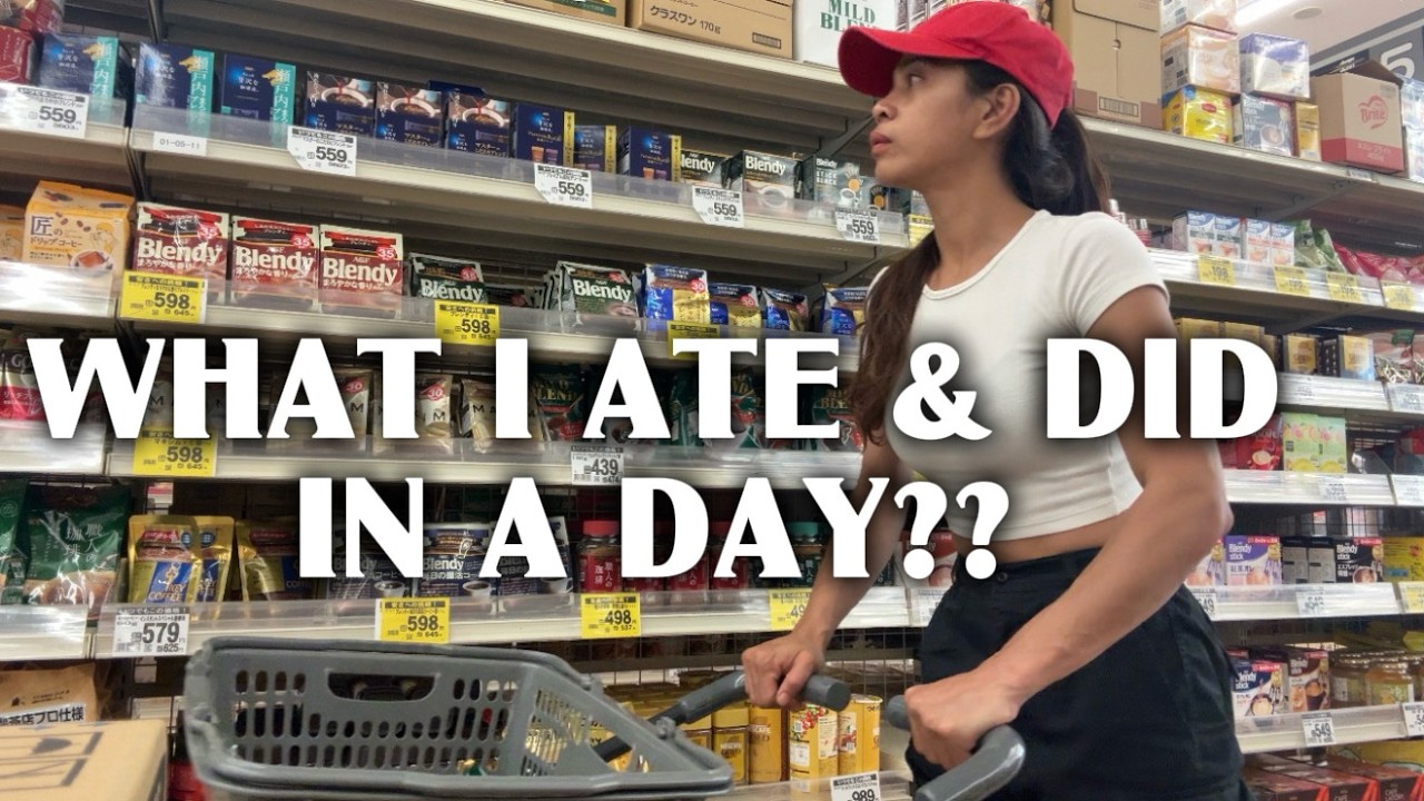 What I Ate and Did in a Day in Japan 🇯🇵 | Real Daily Life | Garden Harvest | Grocery Shopping | Co