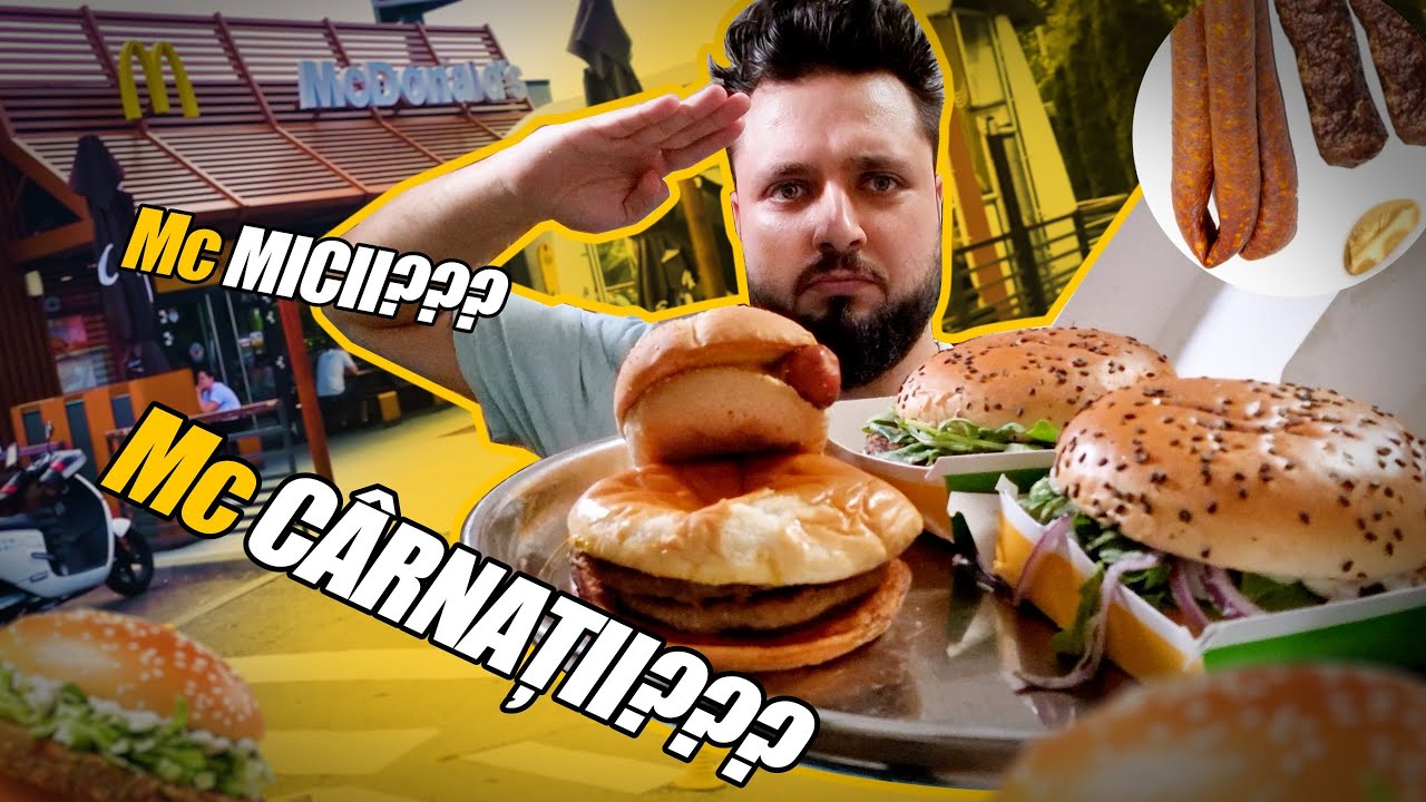 McMici, McCarnati, SOS de Pizza in Burger?! Ăsta e McDonald's?