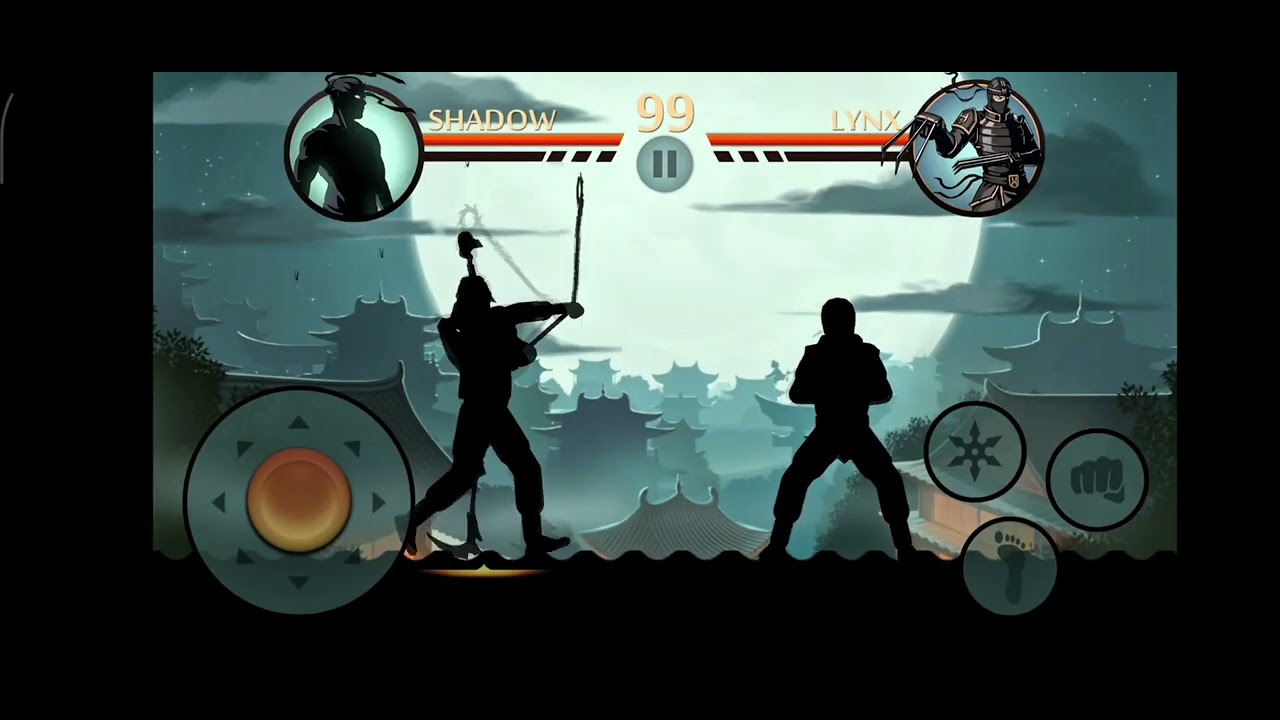 Shadow fight单挑山猫#shadowfight2 #gameplay #暗影格斗2
