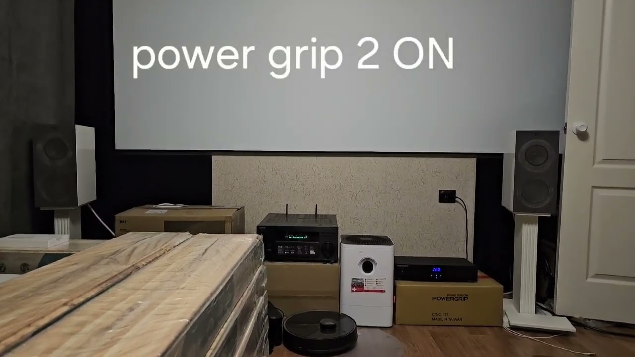 Onkyo rz70  + KEF R3 Meta + Power grip 2 ON/OFF