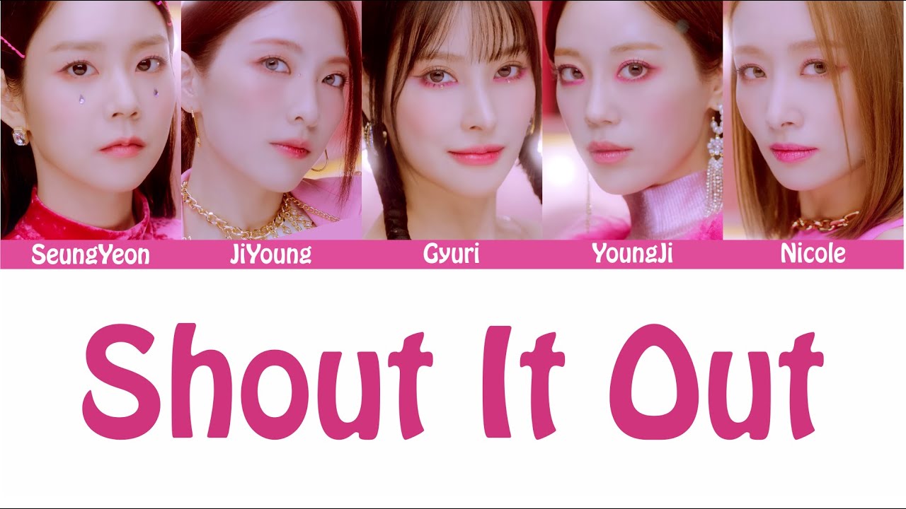 KARA - Shout It Out (Rom/Eng/Port Lyrics)