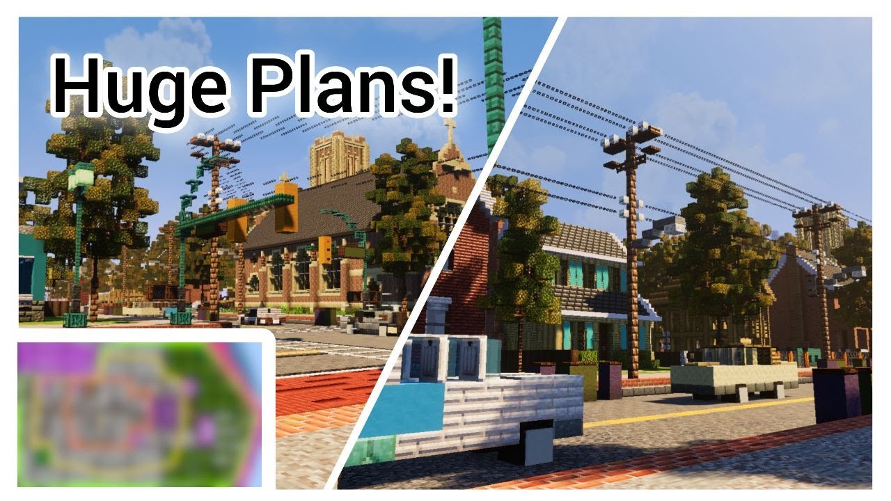Я строю реалистичный город Minecraft — ОГРОМНЫЕ ПЛАНЫ!