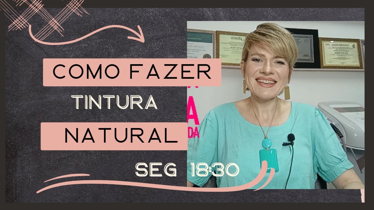 Como Tingir os cabelos de forma natural 3 ingredientes passo a passo