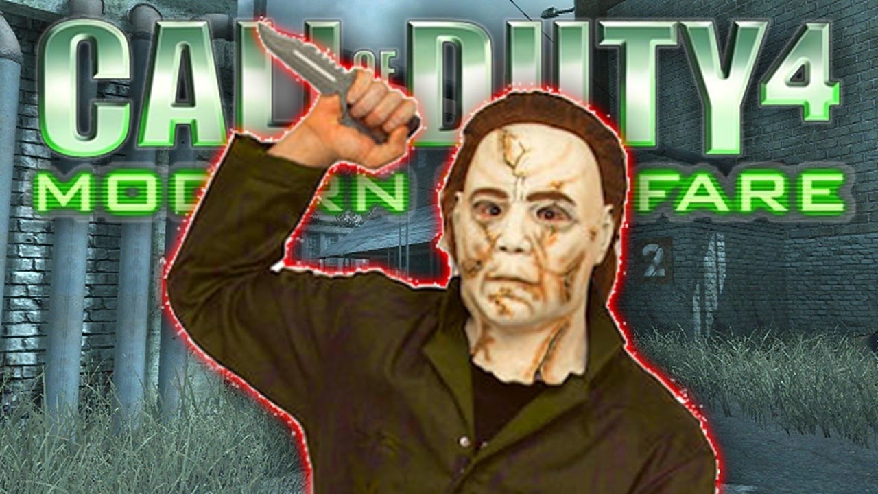 ITS BACK! - CoD4 Remastered MIKE MYERS (Call Of Duty 4 Michael Myers)
