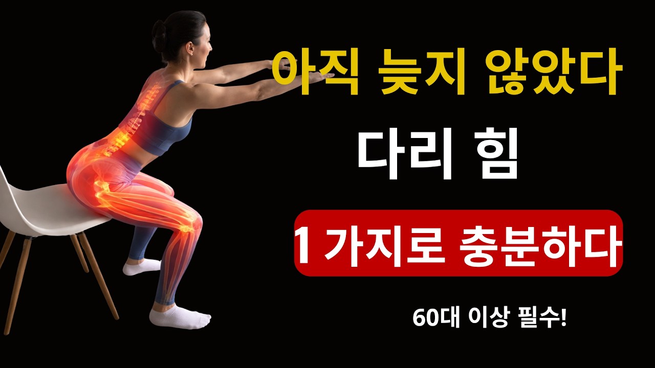 하루 두 번 스쿼트 25개 하면 생기는 놀라운 변화 | 노후건강 | 새힘라디오