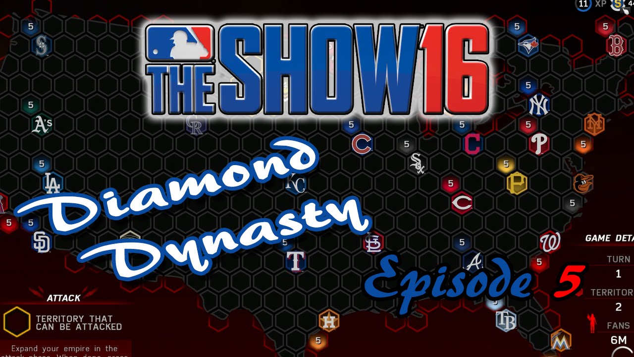 MLB 16: The Show - Diamond Dynasty #5 (Conquest Mode!) MLB 16 PS4 Gameplay