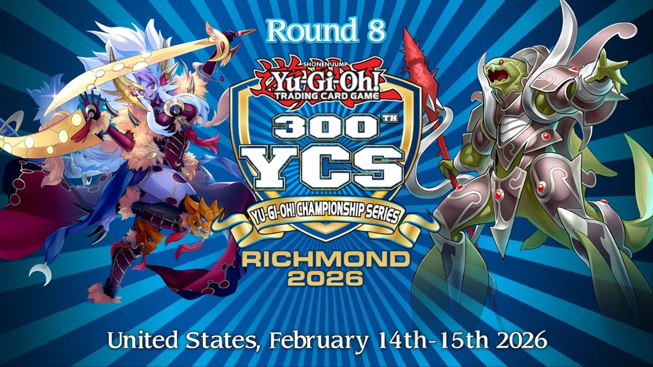 YCS RICHMOND │ Branded Lunalight VS Mermail Atlantean │ Round 8 Yu-Gi-Oh! February 2026