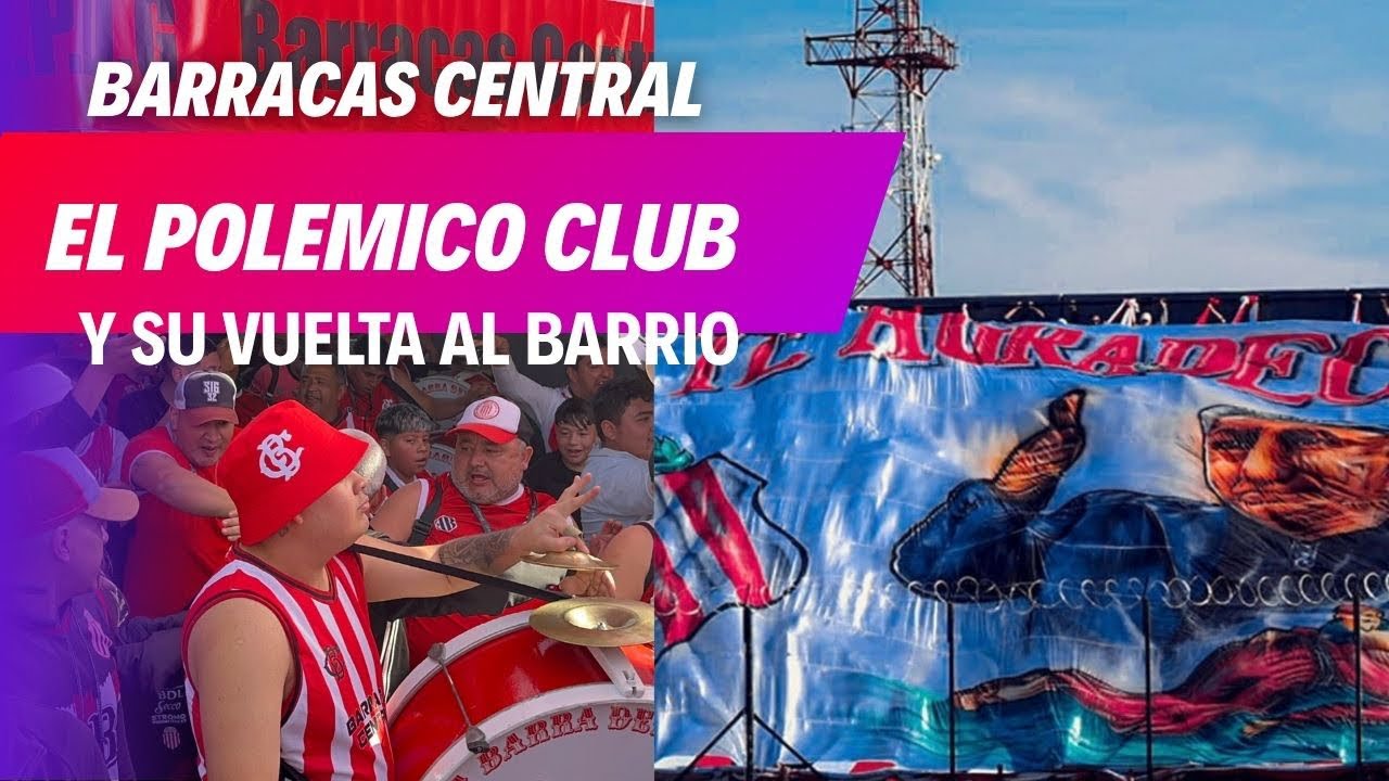 CON LA BARRA de BARRACAS CENTRAL en la vuelta al “CHIQUI” TAPIA 🏟️ 