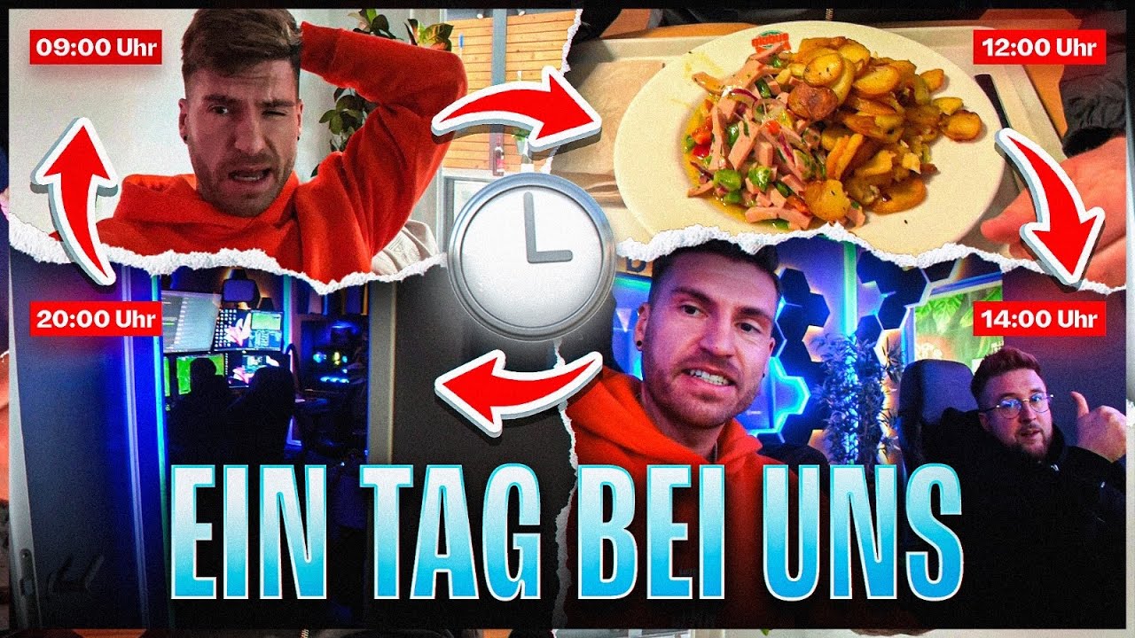 Ein ARBEITSTAG im LEBEN eines YOUTUBERS 🕖 Tagesablauf Vlog