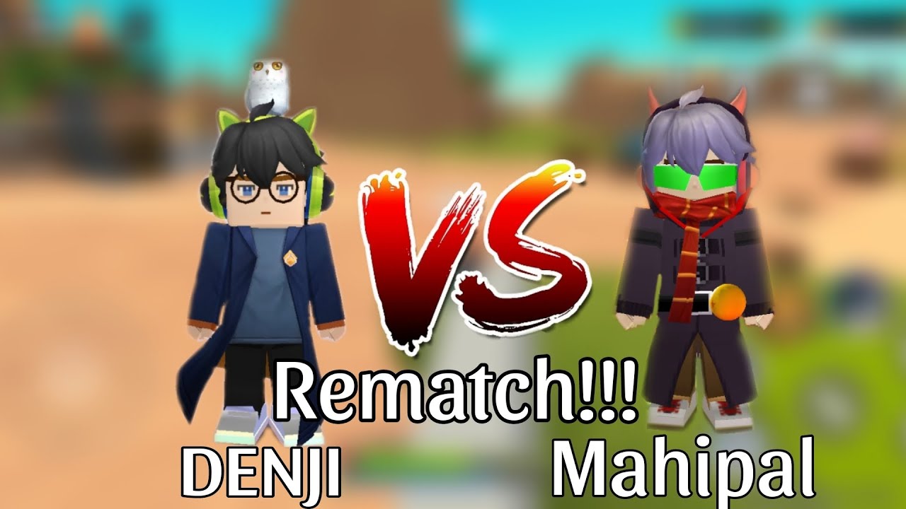 Denji Vs Mahipal (Rematch) in Anime showdown | Blockman go | #animeshowdown @monster-12467
