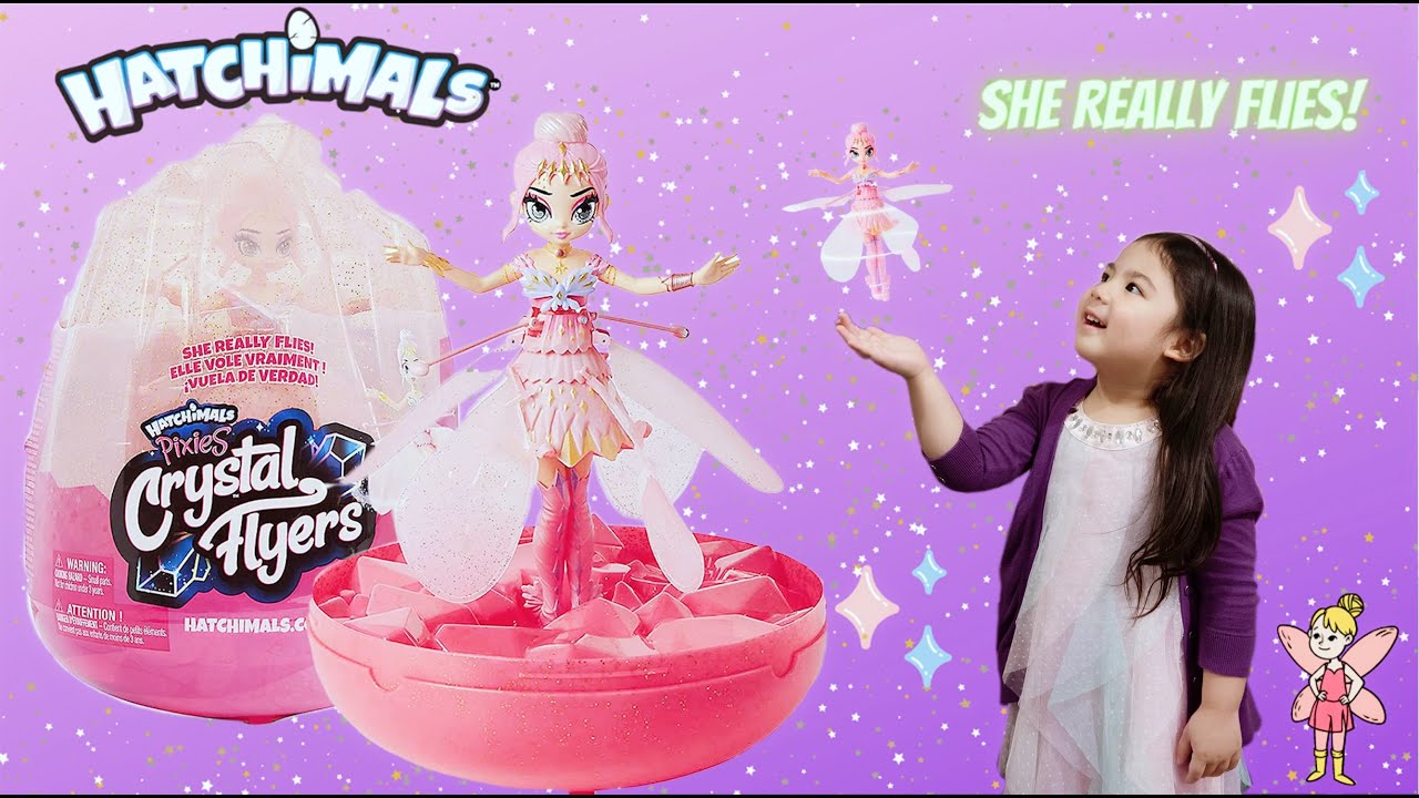 HATCHIMALS PIXIES CRYSTAL FLYERS | PIXIES CRYSTAL FLYERS | EAZY FUN #hatchimalspixiescrystalflyers