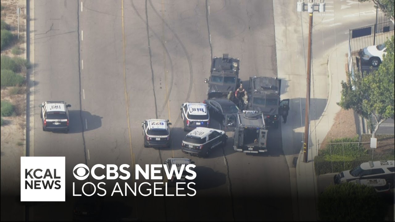 Santa Monica College shooting suspect surrounded by police near El Segundo and Hawthorne