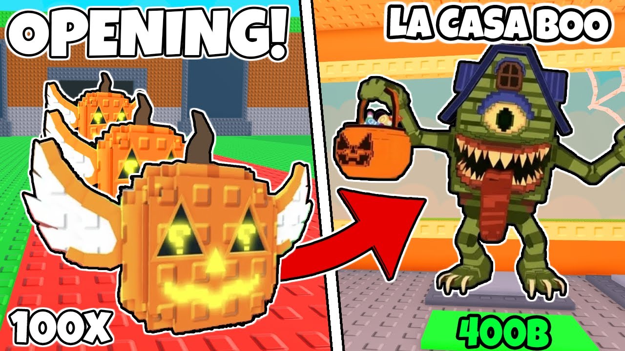 OTWORZYŁEM 100 HALLOWEEN LUCKY BLOCK&Oacute;W W STEAL A BRAINROT! Roblox