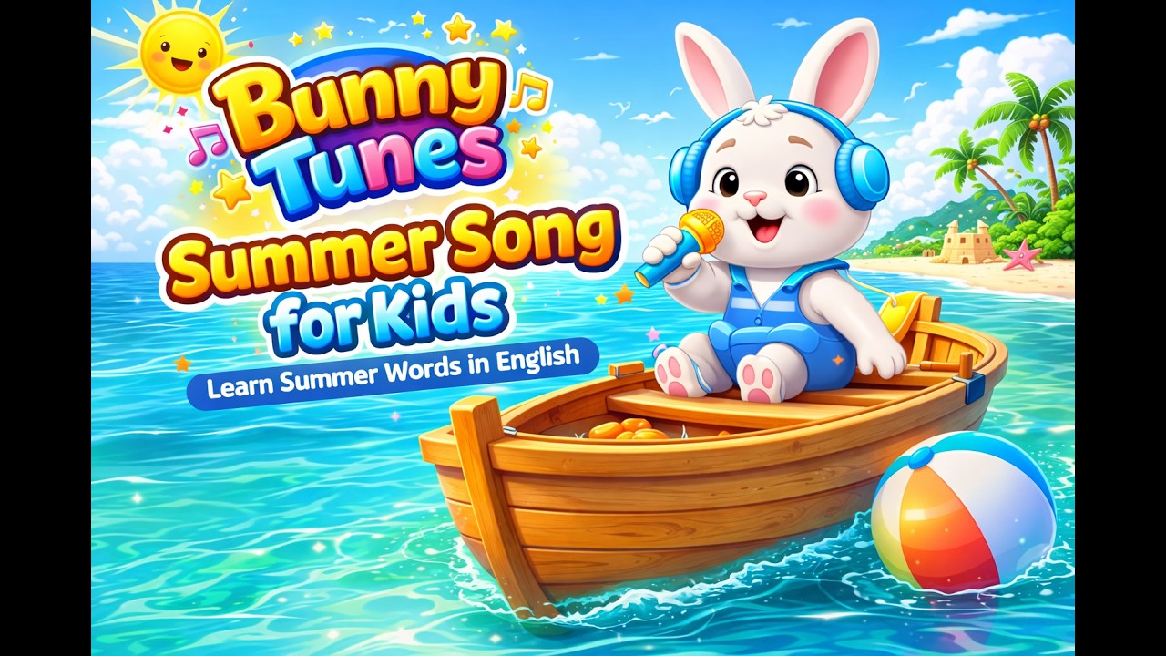 Kids song: Summer Adventure :) #cartoon  #song #shortvideo  #english #shortvideo #funny