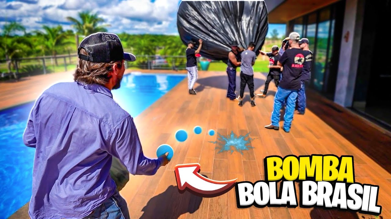 IRRITEI MEUS AMIGOS COM BOLA BRASIL