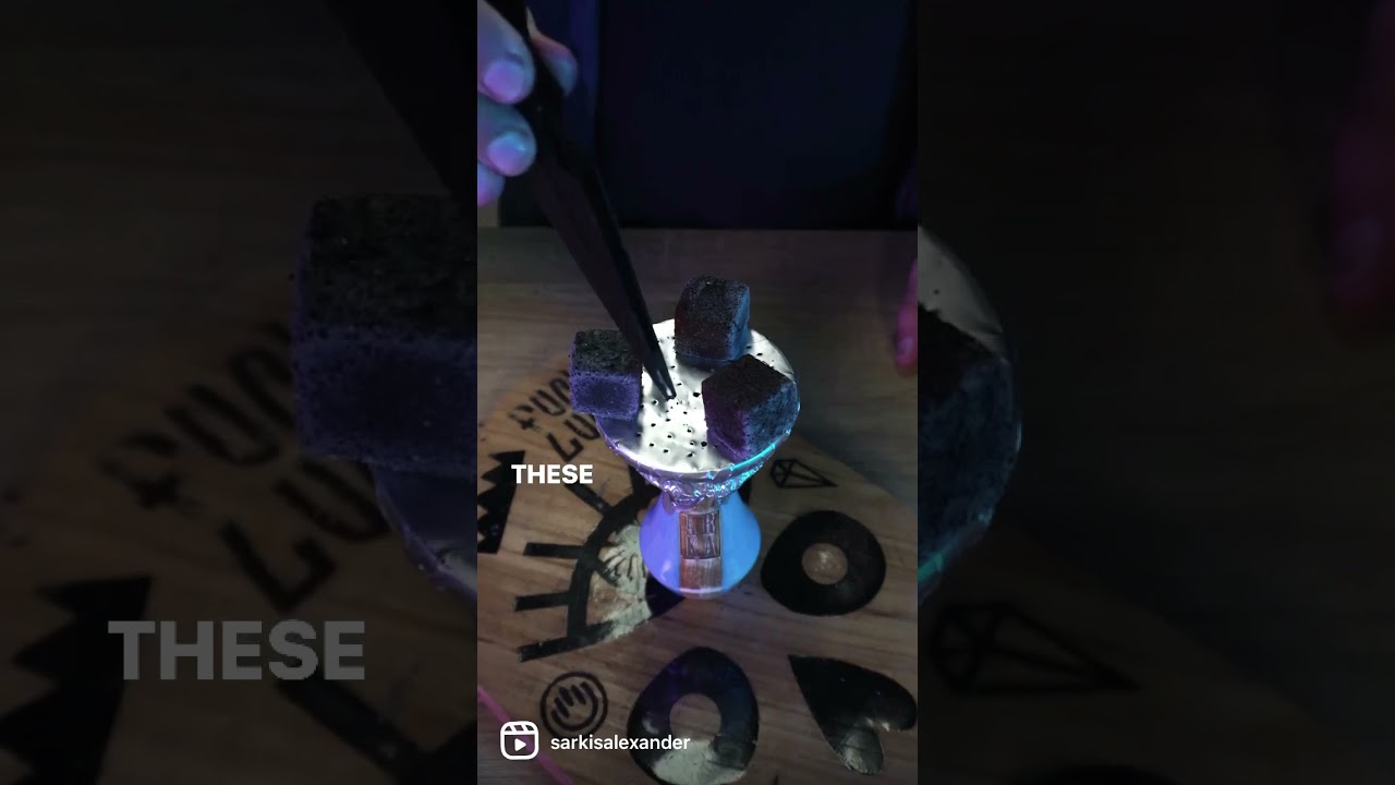 How to use coals for your hookah (Heat Management on Foil)