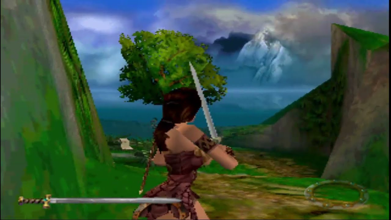 Ps1 xena warrior princess level 1 gameplay