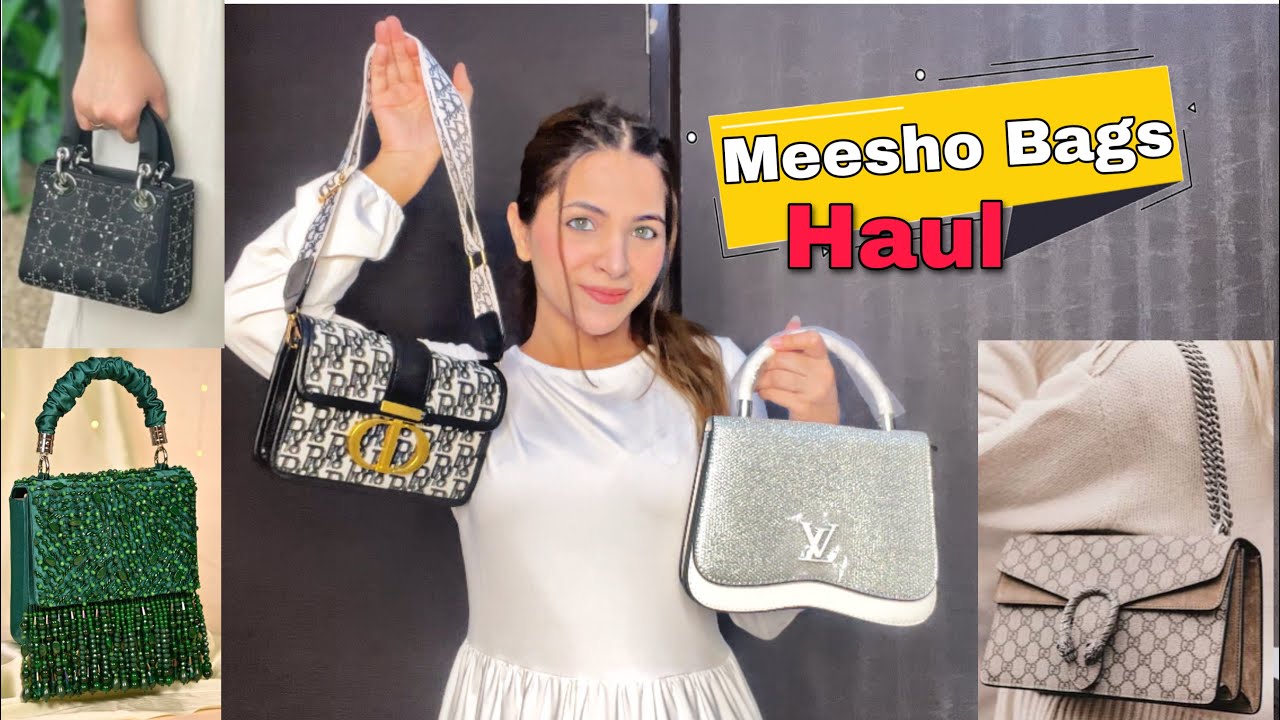 *MEESHO BAGS HAUL* Only Rs 150 | My Dream Bag from Meesho | Korean Bag Haul | Tote Bag Haul | Meesho