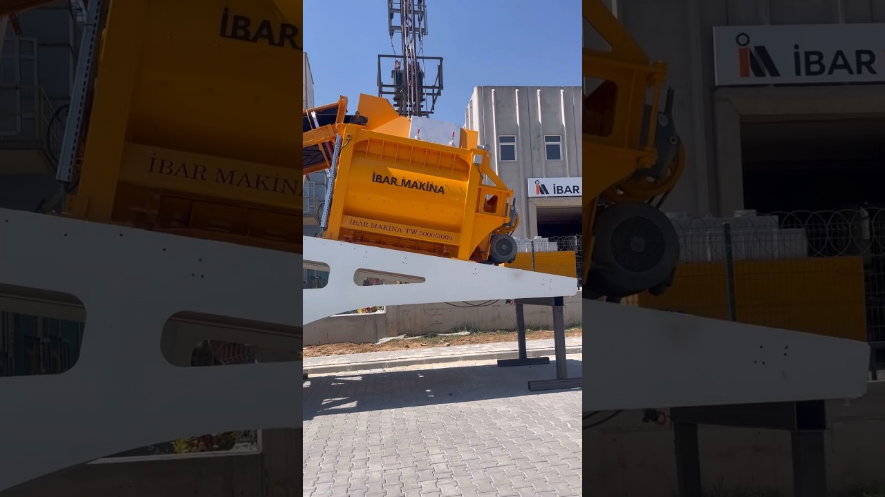 İBAR MAKİNA 100m3 Mobil beton santrali