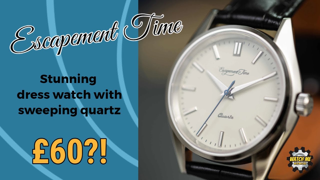 Escapement Time Dress Watch. Sweeping Quartz For Only £60!