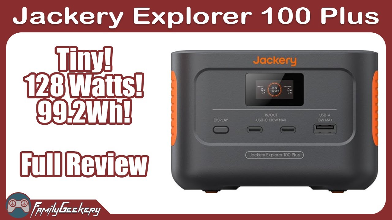 Тест и обзор Jackery Explorer 100 Plus! Миниатюрный и мощный солнечный генератор