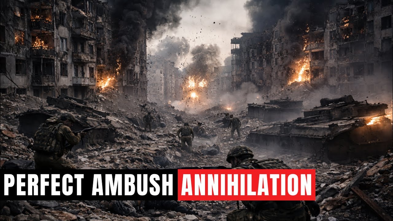 ONE BRADLEY Destroyed 11 RUSSIAN Vehicles In 15 Minutes – ROBOTYNE Ambush Executed Perfectly