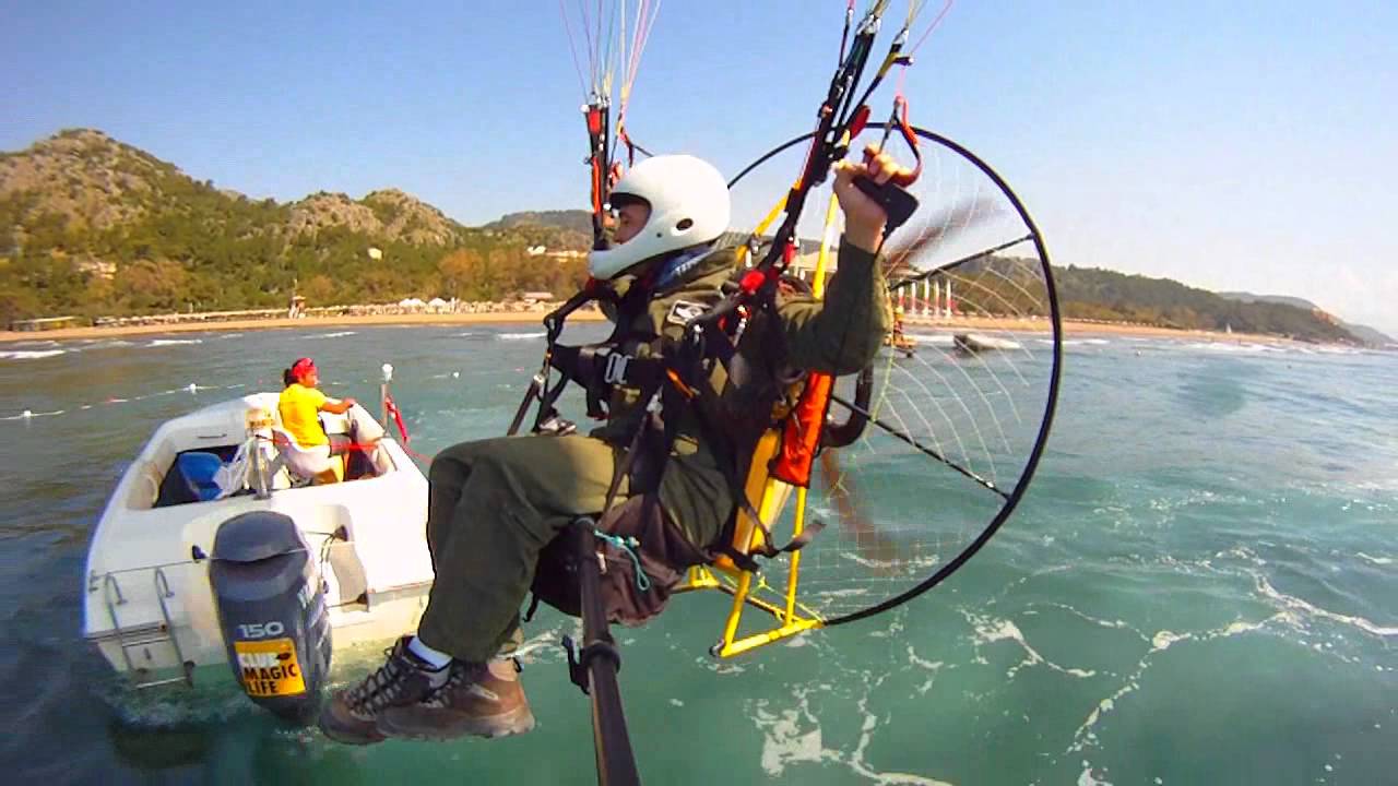 Paramotor pilot