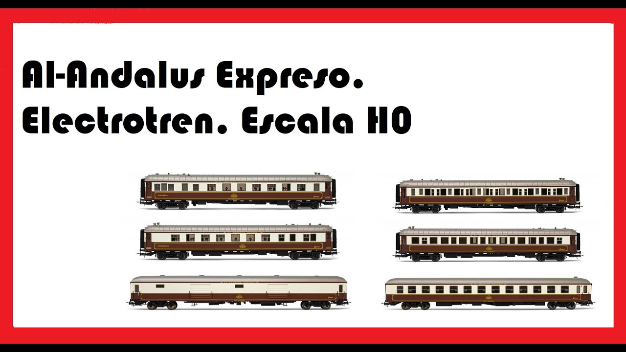 Composición de tren: Al-Andalus Expreso. Electrotren HE4007 y HE4008 con El Taller del Modelista