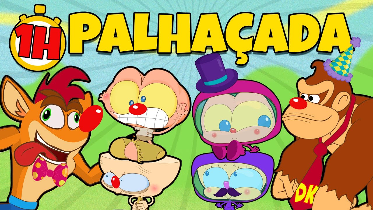 1 HORA só de PALHAÇADAS de Mongo e Drongo 🤡🎪😹
