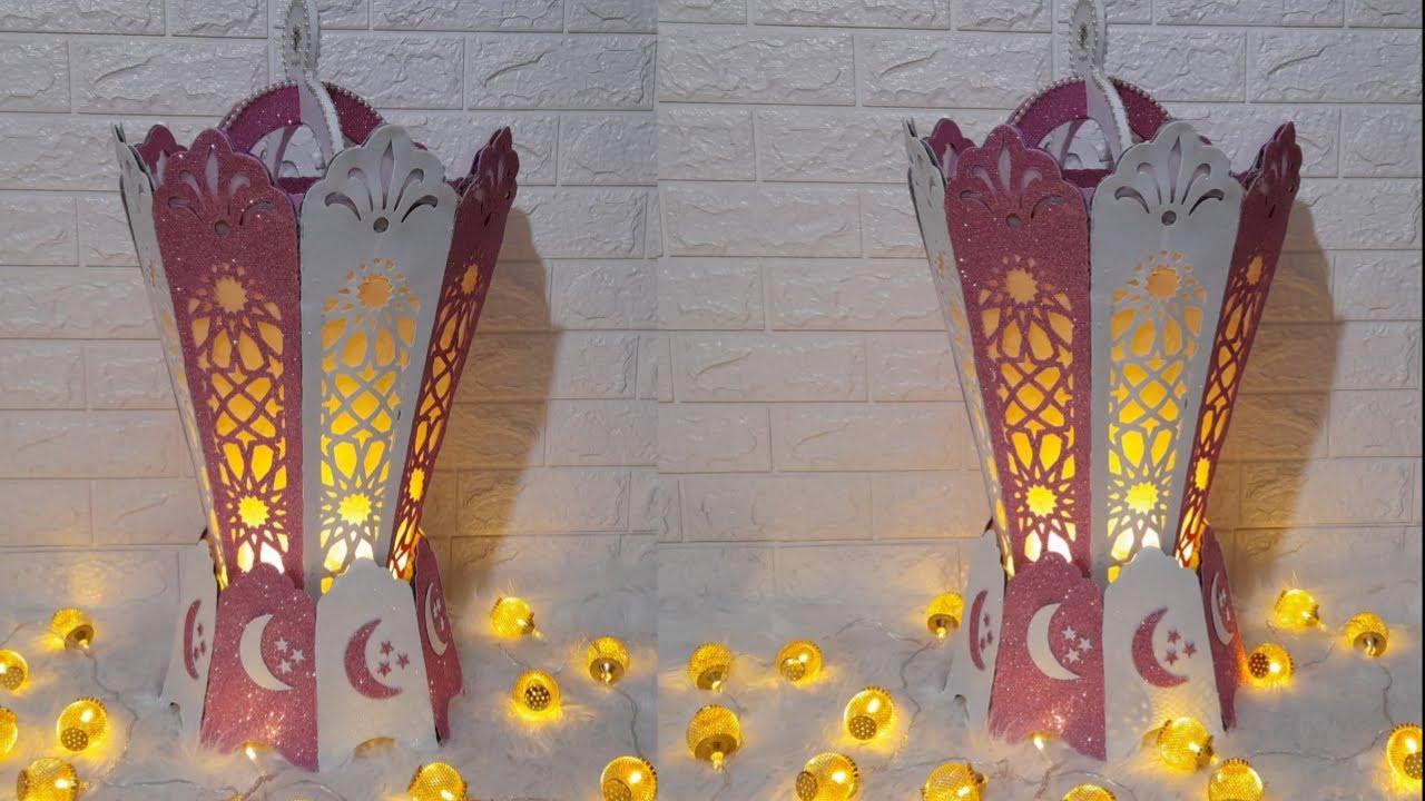 اجمل فانوس رمضان2026 وبحجم كبير مفيش اسهل من كده بيغنى وينور # تجهيزات رمضان 