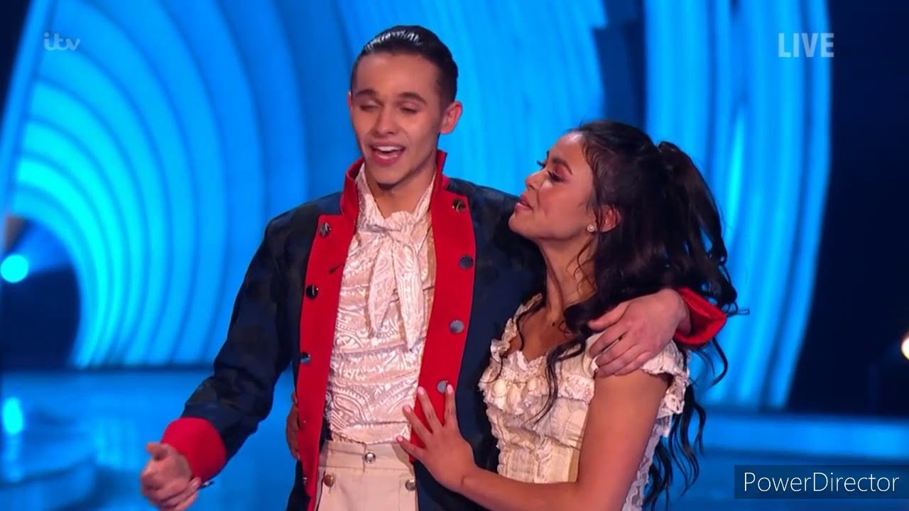 Joe-Warren Plant and Vanessa Bauer skating in Dancing on Ice (Musicals Week) (31/1/21)