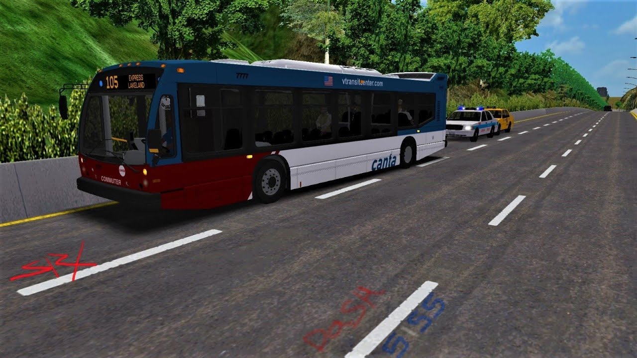 Omsi 2 - Cayuga USA 0.8 - Route 105 (Revised) Express Service North To Lakeland